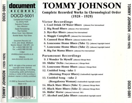 TOMMY JOHNSON