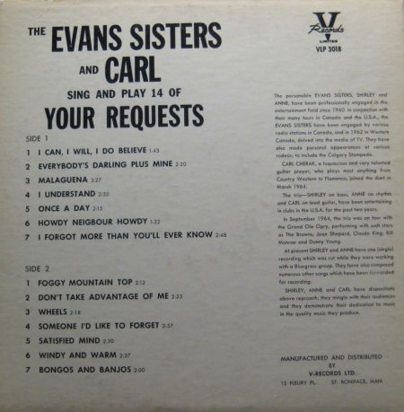 THE EVANS SISTERS