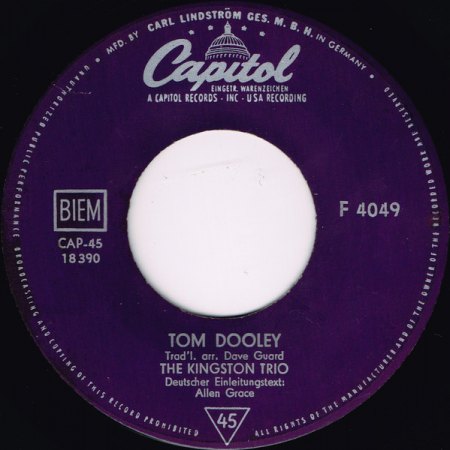 Tom Dooley - Song