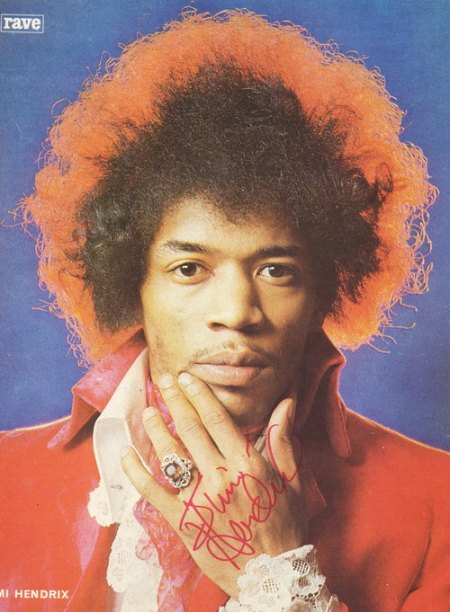 JIMI HENDRIX - Autogramme
