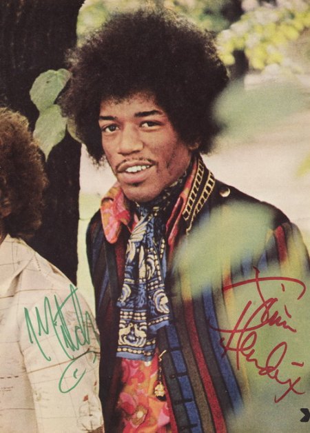 JIMI HENDRIX - Autogramme
