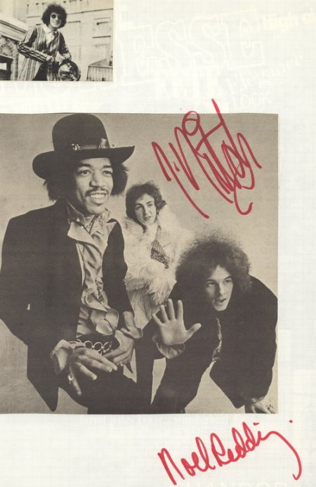 JIMI HENDRIX - Autogramme
