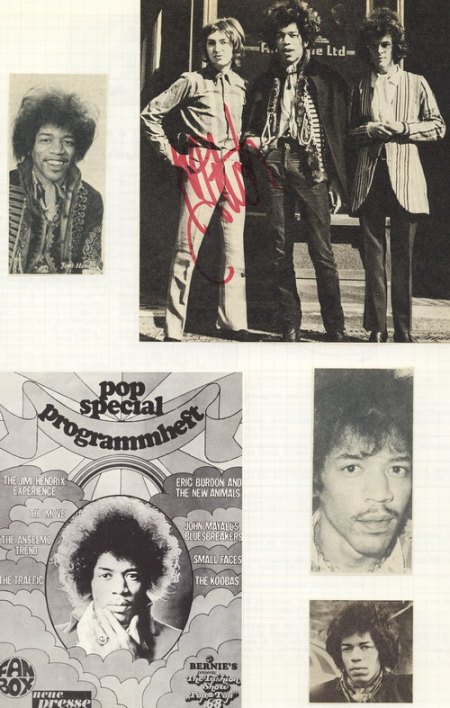 JIMI HENDRIX - Autogramme