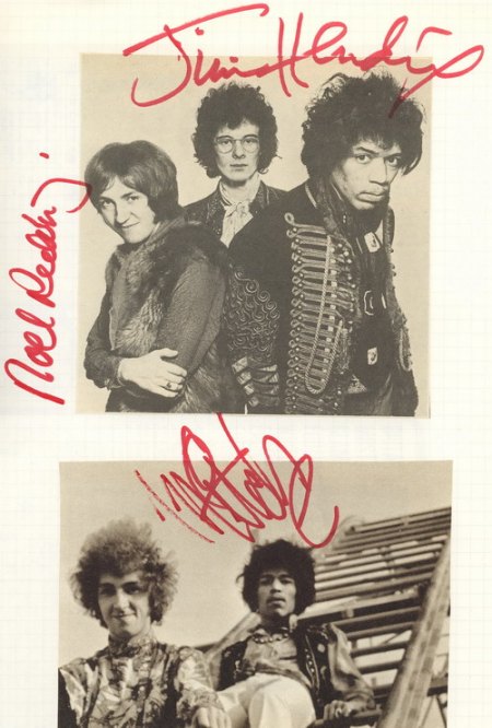 JIMI HENDRIX - Autogramme