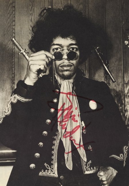 JIMI HENDRIX - Autogramme