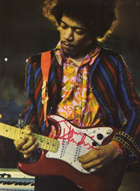 JIMI HENDRIX - Autogramme