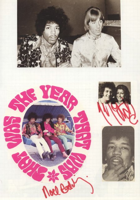 JIMI HENDRIX - Autogramme