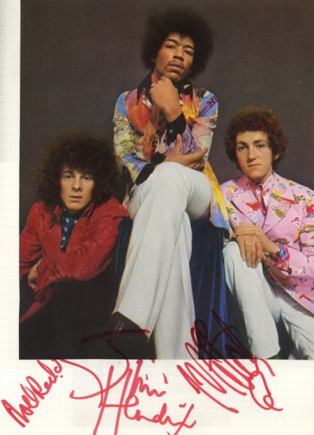 JIMI HENDRIX - Autogramme