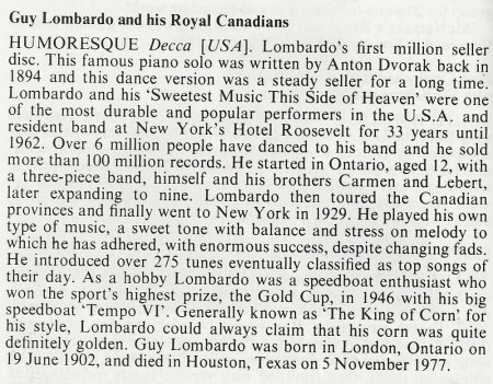 GUY LOMBARDO