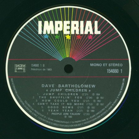 DAVE BARTHOLOMEW