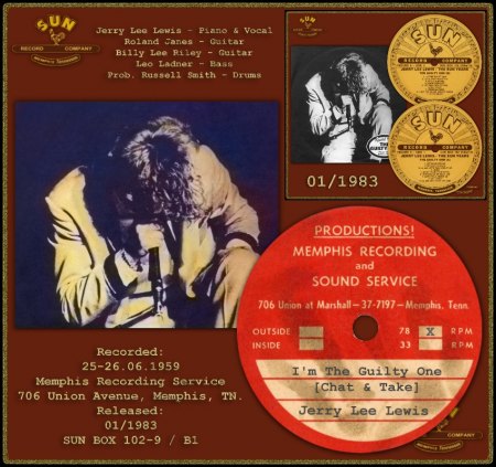 JERRY LEE LEWIS - I'M THE GUILTY ONE [CHAT & TAKE]