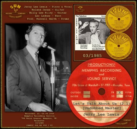 JERRY LEE LEWIS - LET'S TALK ABOUT US (2.1) [UNDUBBED MASTER]