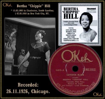 BERTHA CHIPPIE HILL - LOVESICK BLUES