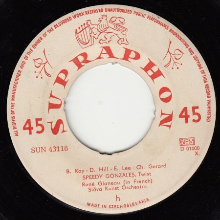 SPEEDY GONZALES auf London,Electrola,Decca -