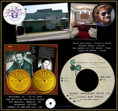 JERRY LEE LEWIS - GREAT SPECKLED BIRD (3) [CHAT & TAKE]