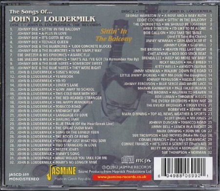 JOHN D. LOUDERMILK - LP's & CD's