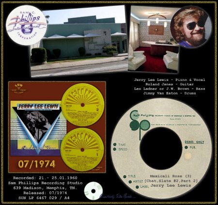 JERRY LEE LEWIS - MEXICALI ROSE (3) [CHAT, SLATE #2, PART 2]
