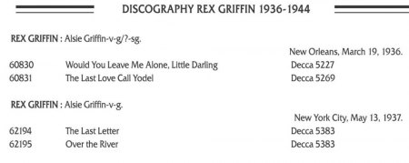 REX GRIFFIN