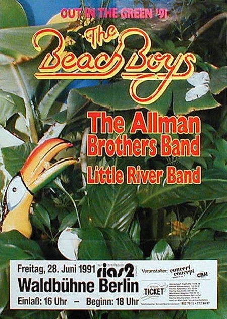 BEACH BOYS - Konzertplakate