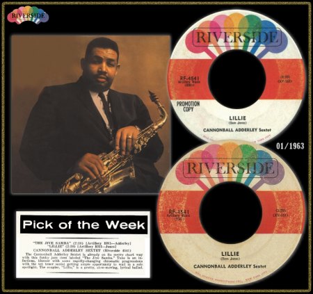 CANNONBALL ADDERLEY SEXTET - LILLIE