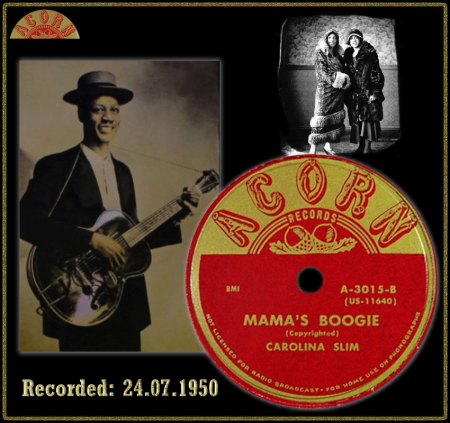 CAROLINA JIM - MAMA'S BOOGIE