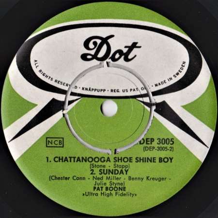 PAT BOONE - seine EPs