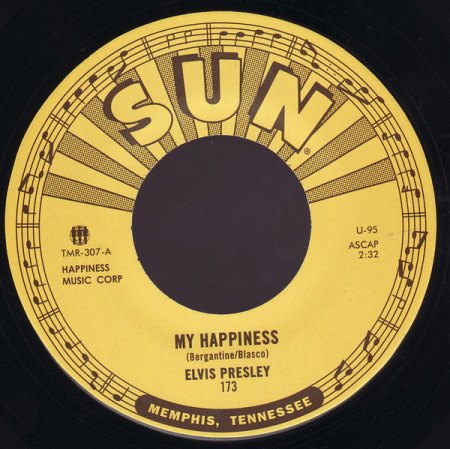 Elvis My Happiness 10 Zoll Vinyl Platte