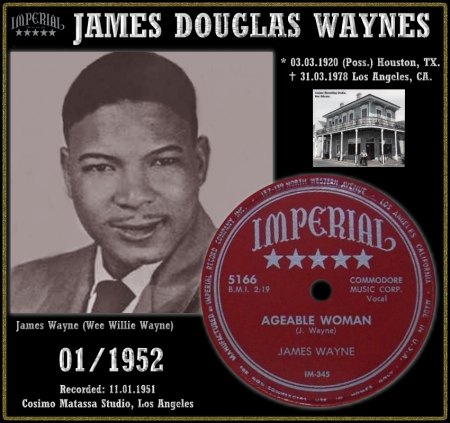 JAMES WAYNE - AGEABLE WOMAN