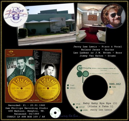JERRY LEE LEWIS - BABY BABY BYE BYE (1) [SLATE & TAKE 1]