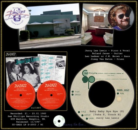 JERRY LEE LEWIS - BABY BABY BYE BYE (8) [TAKE 8 TRACK B]