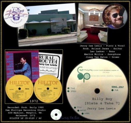 JERRY LEE LEWIS - BILLY BOY [SLATE & TAKE 7]