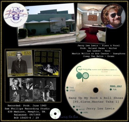 JERRY LEE LEWIS - HANG UP MY ROCK AND ROLL SHOES [FS, SLATE, MASTER TAKE 1]