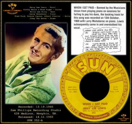 JERRY LEE LEWIS - WHEN I GET PAID [EXTENDED MASTER]