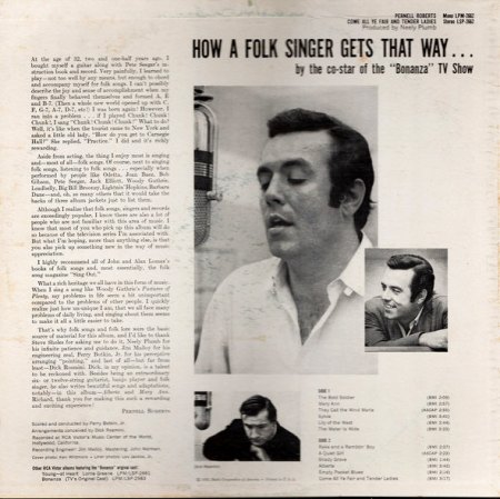 PERNELL ROBERTS aka Adam Cartwright