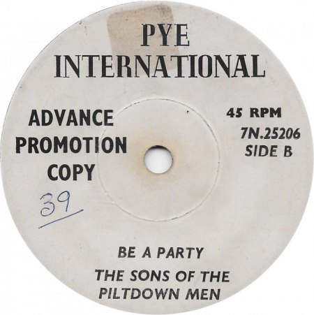 SONS OF THE PILTDOWN MEN - PYE 7N.25205 B