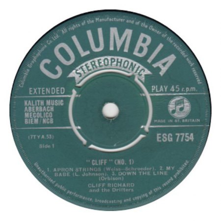 CLIFF RICHARD & THE SHADOWS - EP's aus England