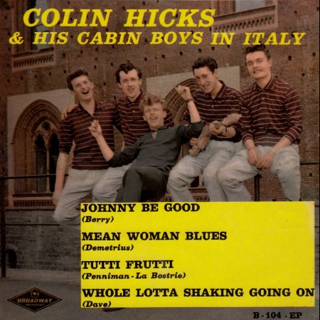 COLIN HICKS & HIS CABIN BOYS BROADWAY EP B-104