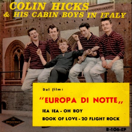 COLIN HICKS & HIS CABIN BOYS BROADWAY EP B-106