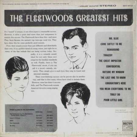 Fleetwoods - LP's