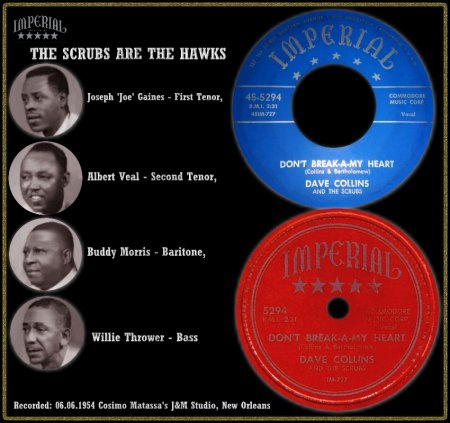 DAVE COLLINS AND THE SCRUBS - DON'T BREAK-A-MY HEART