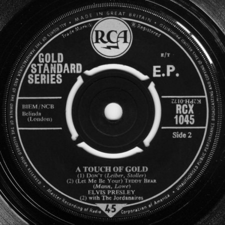 Elvis - A Touch Of Gold  EP  EPA-5088