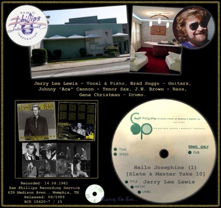 JERRY LEE LEWIS - HELLO JOSEPHINE (1) [SLATE & MASTER TAKE 10]