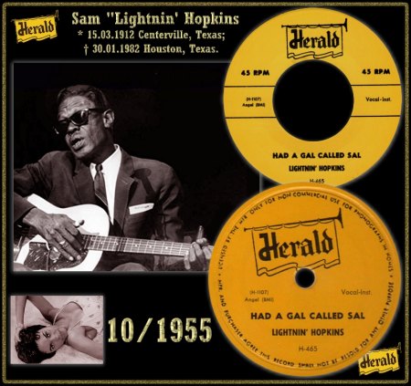 LIGHTNIN' HOPKINS - HAD A GAL CALLED SAL