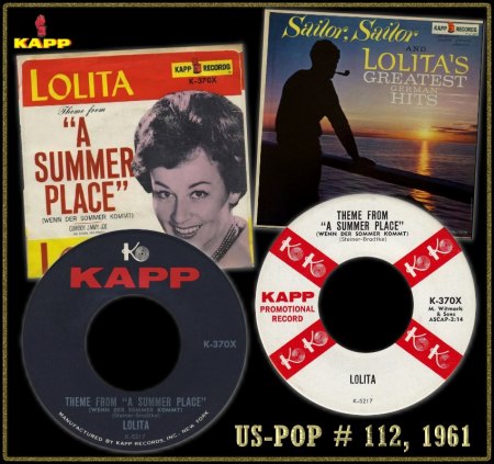 LOLITA - THEME FROM A SUMMER PLACE (WENN DER SOMMER KOMMT)