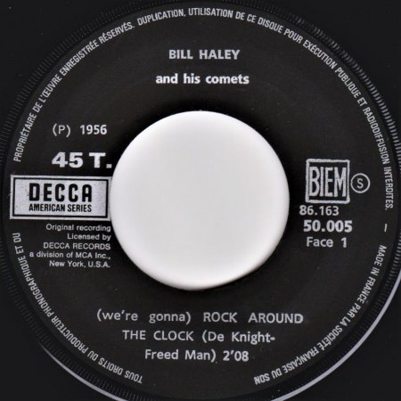 Haley-Singles bei TELDEC (LONDON, DECCA, WARNER BROS.)