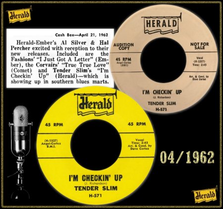 TENDER SLIM - I'M CHECKIN' UP