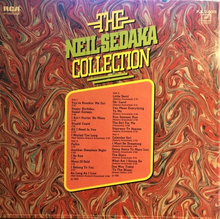 NEIL SEDAKA - Die deutschen Veröffentlichungen