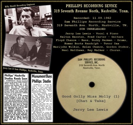JERRY LEE LEWIS  - GOOD GOLLY MISS MOLLY (1) [CHAT & TAKE]