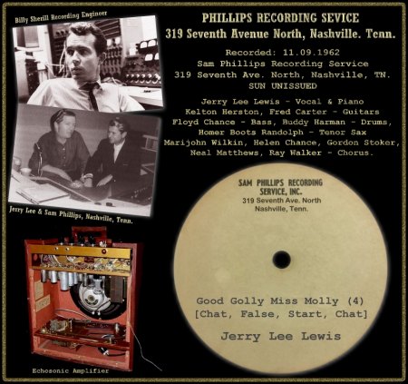 JERRY LEE LEWIS  - GOOD GOLLY MISS MOLLY (4) [CHAT, FALSE START, CHAT]