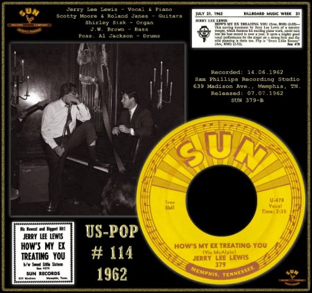 JERRY LEE LEWIS  - HOW'S MY EX TREATING YOU (1) [MASTER]